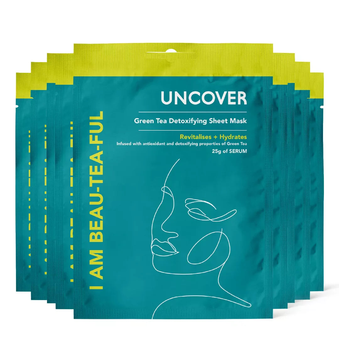 Uncover Green Tea Detoxifying Sheet Mask