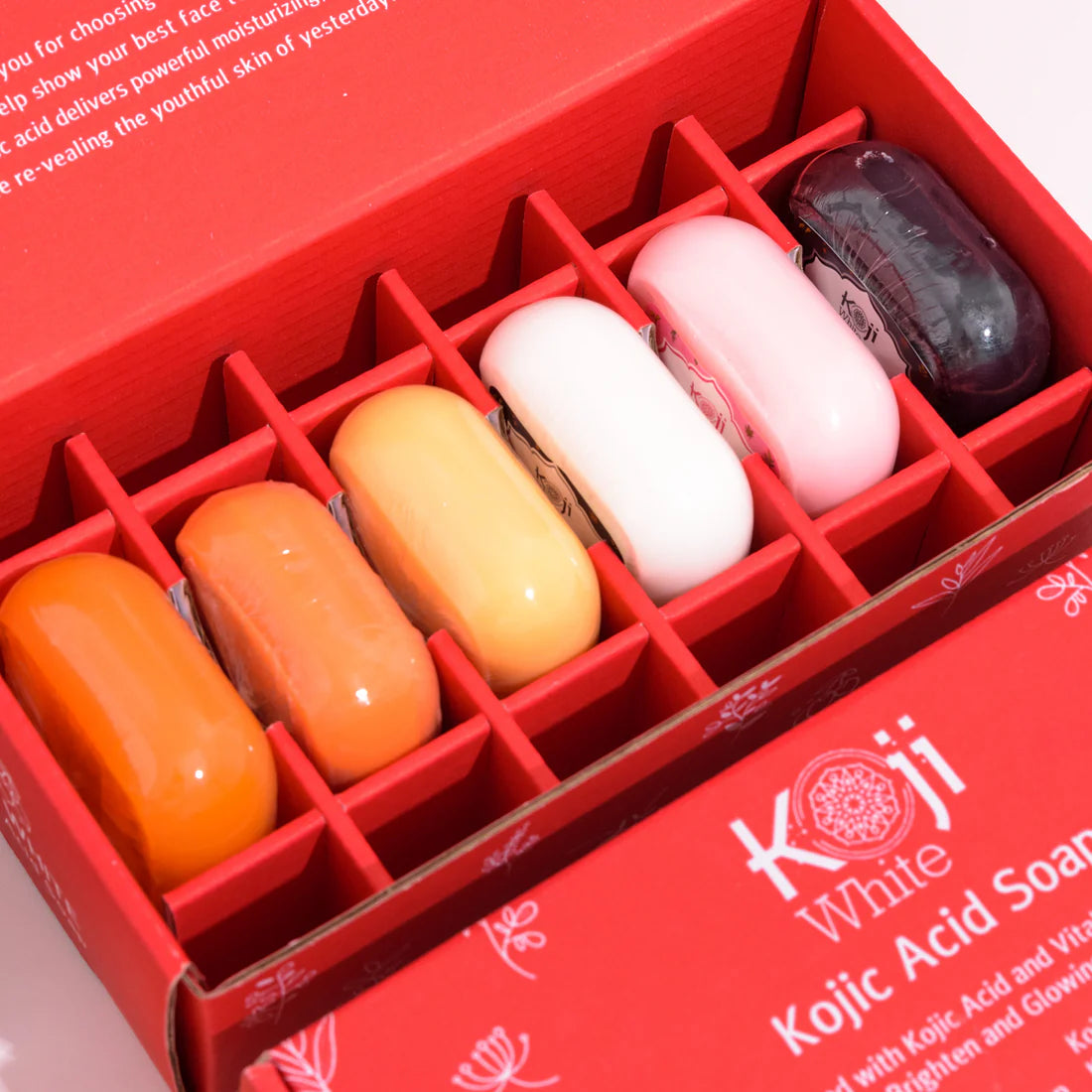 Kojic Acid Skin Brightening Soap Gift Sets (6 Bars)
