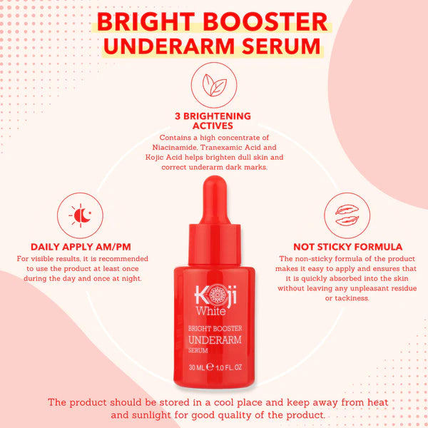 Koji White Bright Booster Underarm Serum (1 Bottle)