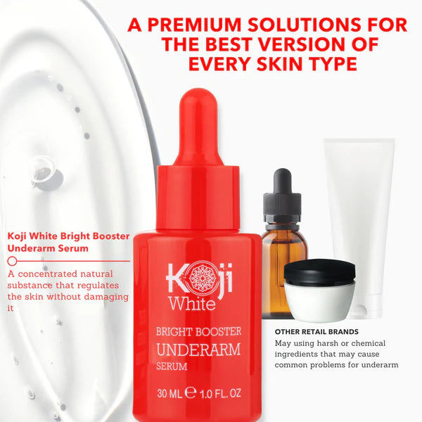 Koji White Bright Booster Underarm Serum (1 Bottle)