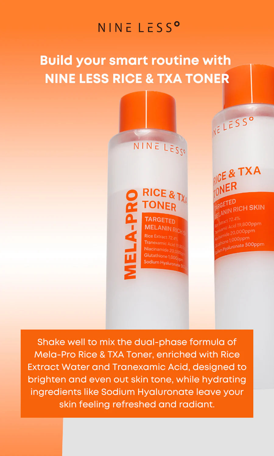 MELA-PRO Rice & TXA Toner 200ml