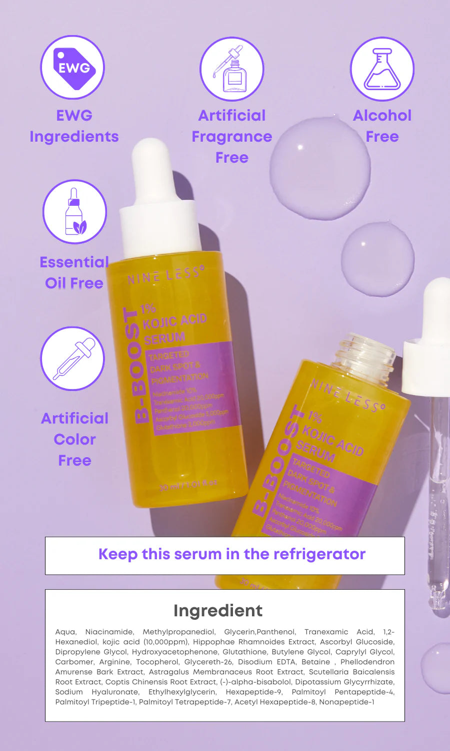 B-Boost 1% Kojic Acid Serum 30ml