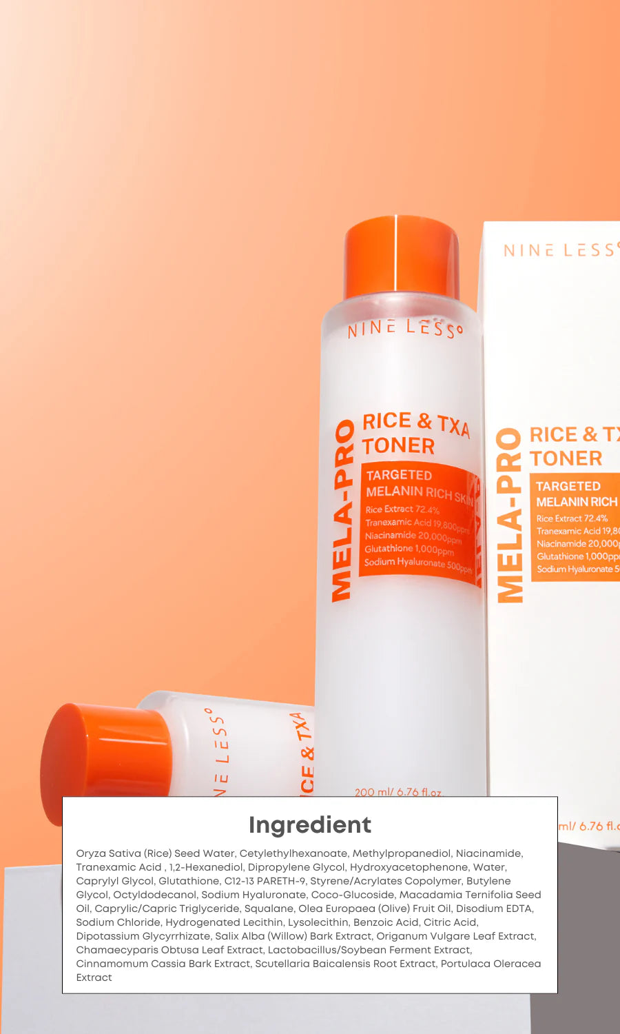 MELA-PRO Rice & TXA Toner 200ml