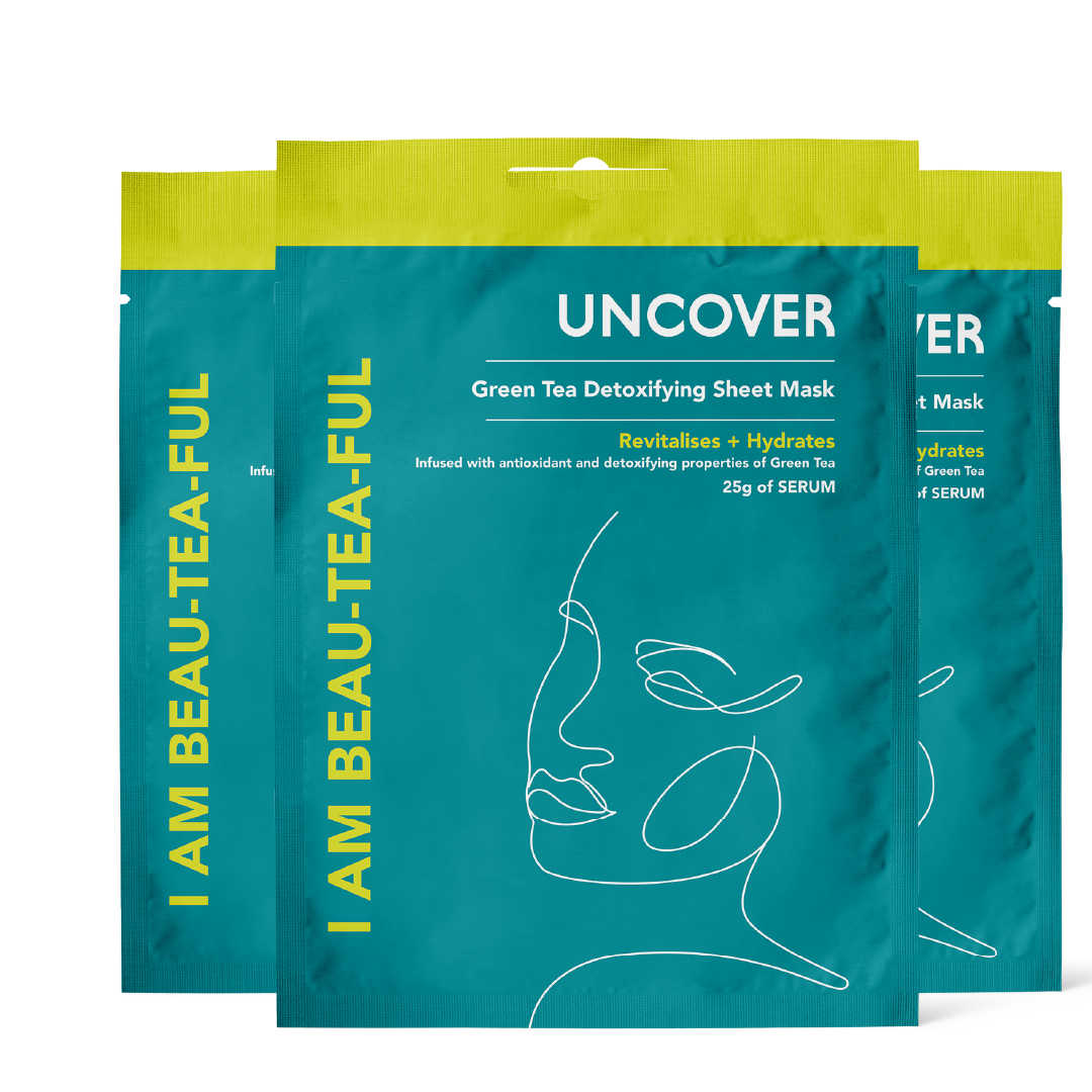 Uncover Green Tea Detoxifying Sheet Mask