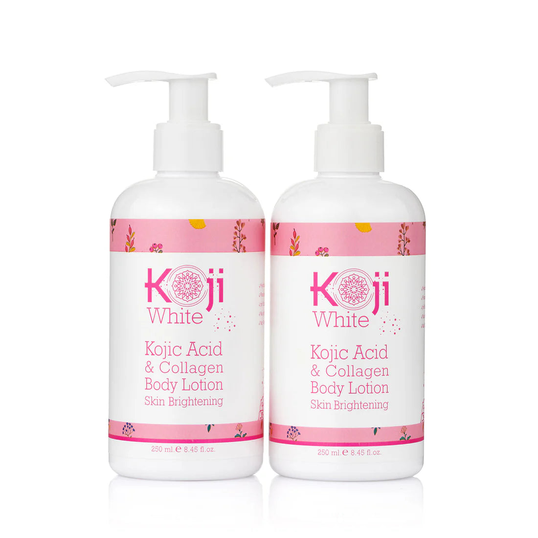 Kojic Acid & Collagen Skin Brightening Body Lotion (2 Bottles)